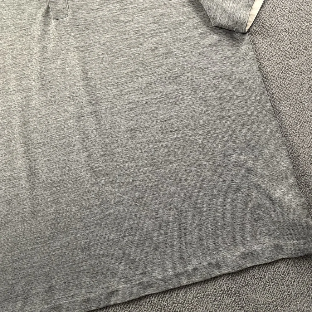 UNTUCKit Polo Shirt Adult 2XL XXL Gray Short Sleeve Casual Preppy Men's